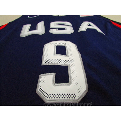 Camiseta USA 2016 DeMar DeRozan #9 Azul